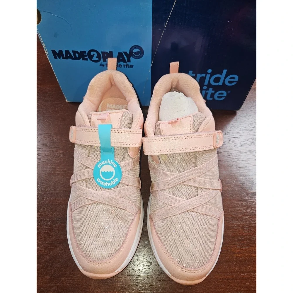 Stride Rite M2P Emmy CG60276 Dusty Pink Size 2 1/2 M Machine Washable New in box